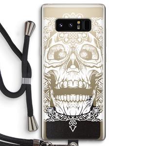 CaseCompany Seek & Destroy: Samsung Galaxy Note 8 Transparant Hoesje met koord