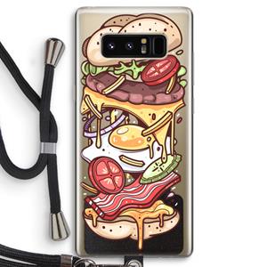 CaseCompany Diet Coke Please: Samsung Galaxy Note 8 Transparant Hoesje met koord