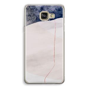 CaseCompany Stone White: Samsung Galaxy A5 (2016) Transparant Hoesje