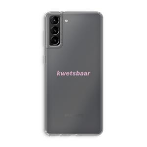 CaseCompany kwetsbaar: Samsung Galaxy S21 Plus Transparant Hoesje