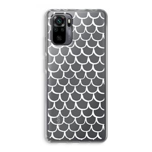 CaseCompany Dakpannetjes: Xiaomi Redmi Note 10 Pro Transparant Hoesje