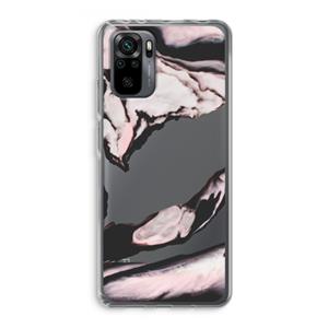 CaseCompany Roze stroom: Xiaomi Redmi Note 10 Pro Transparant Hoesje