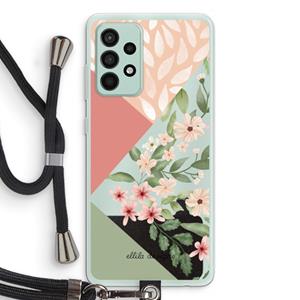 CaseCompany Sweet heaven geometrics: Samsung Galaxy A52s 5G Transparant Hoesje met koord