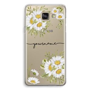 CaseCompany Daisies: Samsung Galaxy A5 (2016) Transparant Hoesje