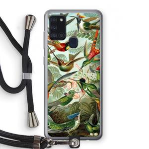 CaseCompany Haeckel Trochilidae: Samsung Galaxy A21s Transparant Hoesje met koord