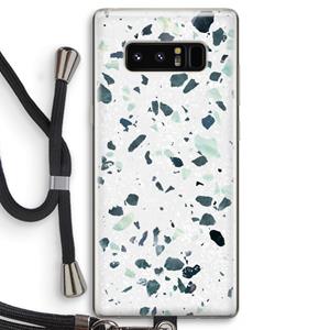 CaseCompany Terrazzo N°2: Samsung Galaxy Note 8 Transparant Hoesje met koord