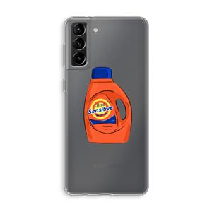 CaseCompany Ultra Sensitive: Samsung Galaxy S21 Plus Transparant Hoesje