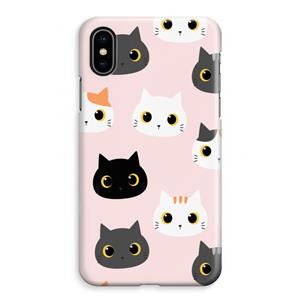 CaseCompany Katten: iPhone XS Max Volledig Geprint Hoesje