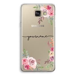 CaseCompany Rozen: Samsung Galaxy A5 (2016) Transparant Hoesje