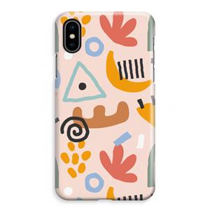 CaseCompany Abstract: iPhone XS Max Volledig Geprint Hoesje