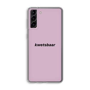 CaseCompany kwetsbaar: Samsung Galaxy S21 Plus Transparant Hoesje