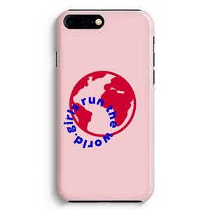 CaseCompany Run The World: Volledig Geprint iPhone 7 Plus Hoesje