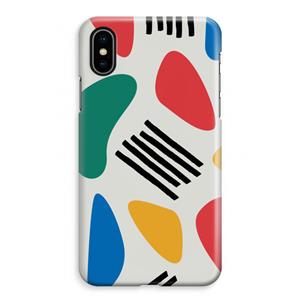 CaseCompany Illustratieve pop 1: iPhone XS Max Volledig Geprint Hoesje