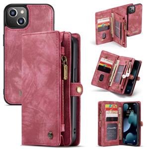 Caseme vintage 2 in 1 portemonnee hoes - iPhone 12 Mini - Rood