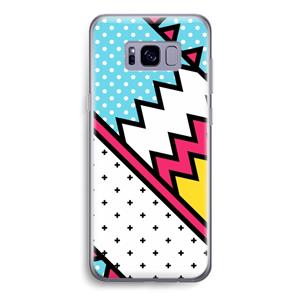 CaseCompany Pop Art #2: Samsung Galaxy S8 Transparant Hoesje