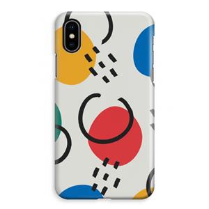 CaseCompany Illustratieve pop 3: iPhone XS Max Volledig Geprint Hoesje