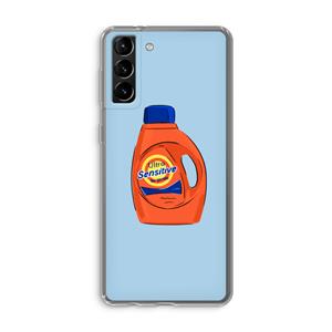 CaseCompany Ultra Sensitive: Samsung Galaxy S21 Plus Transparant Hoesje