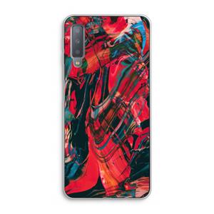 CaseCompany Endless Descent: Samsung Galaxy A7 (2018) Transparant Hoesje