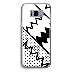 CaseCompany Pop Art #5: Samsung Galaxy S8 Transparant Hoesje