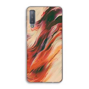 CaseCompany Forgotten Lands: Samsung Galaxy A7 (2018) Transparant Hoesje