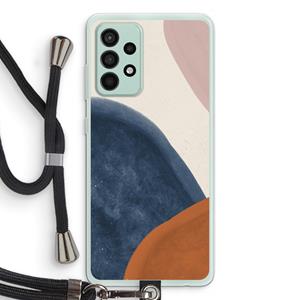CaseCompany Geo #1: Samsung Galaxy A52s 5G Transparant Hoesje met koord