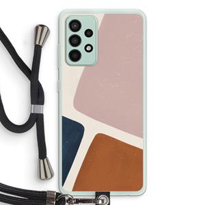 CaseCompany Geo #2: Samsung Galaxy A52s 5G Transparant Hoesje met koord