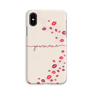 CaseCompany Kusjes: iPhone X Volledig Geprint Hoesje