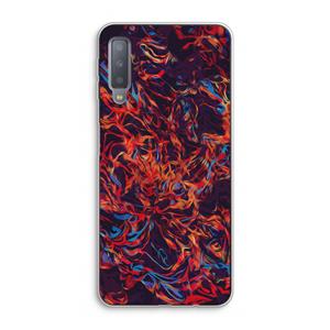 CaseCompany Lucifer: Samsung Galaxy A7 (2018) Transparant Hoesje