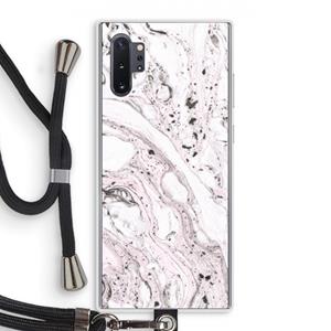 CaseCompany Mengelmoes: Samsung Galaxy Note 10 Plus Transparant Hoesje met koord
