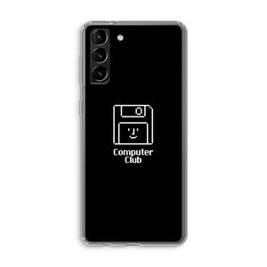 CaseCompany Hello: Samsung Galaxy S21 Plus Transparant Hoesje