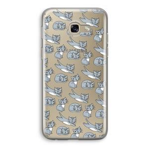 CaseCompany Poezen: Samsung Galaxy A5 (2017) Transparant Hoesje