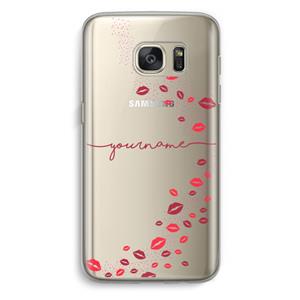 CaseCompany Kusjes: Samsung Galaxy S7 Transparant Hoesje