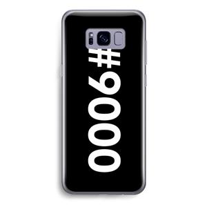 CaseCompany 9000: Samsung Galaxy S8 Transparant Hoesje