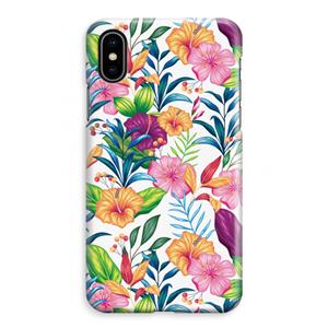 CaseCompany Tropisch 2: iPhone XS Max Volledig Geprint Hoesje