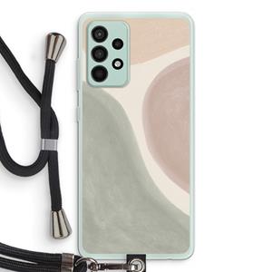 CaseCompany Geo #6: Samsung Galaxy A52s 5G Transparant Hoesje met koord