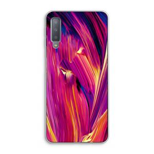 CaseCompany Phoenix: Samsung Galaxy A7 (2018) Transparant Hoesje