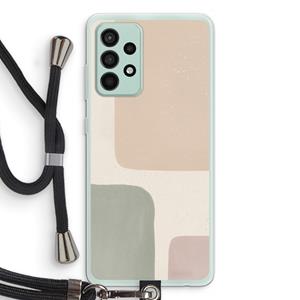 CaseCompany Geo #7: Samsung Galaxy A52s 5G Transparant Hoesje met koord