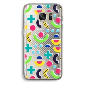 CaseCompany 8-bit N°1: Samsung Galaxy S7 Transparant Hoesje