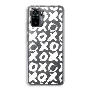 CaseCompany XOXO: Xiaomi Redmi Note 10 Pro Transparant Hoesje
