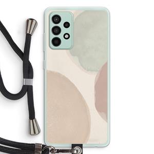 CaseCompany Geo #8: Samsung Galaxy A52s 5G Transparant Hoesje met koord