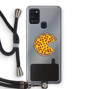 CaseCompany You Complete Me #2: Samsung Galaxy A21s Transparant Hoesje met koord