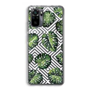 CaseCompany Geometrische jungle: Xiaomi Redmi Note 10 Pro Transparant Hoesje
