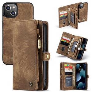 Caseme vintage 2 in 1 portemonnee hoes - iPhone 12 Mini - Bruin