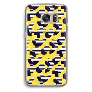 CaseCompany 8-bit N°3: Samsung Galaxy S7 Transparant Hoesje