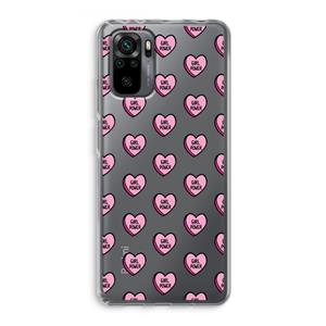 CaseCompany GIRL POWER: Xiaomi Redmi Note 10 Pro Transparant Hoesje