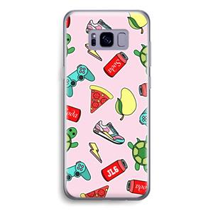CaseCompany Things Jamie Loves: Samsung Galaxy S8 Transparant Hoesje