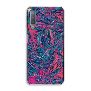 CaseCompany Sleeping Dreams: Samsung Galaxy A7 (2018) Transparant Hoesje