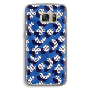 CaseCompany 8-bit N°5: Samsung Galaxy S7 Transparant Hoesje