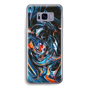 CaseCompany Black Unicorn: Samsung Galaxy S8 Transparant Hoesje