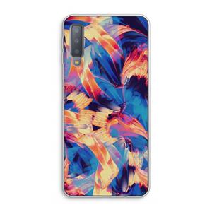 CaseCompany Tuesday Night: Samsung Galaxy A7 (2018) Transparant Hoesje